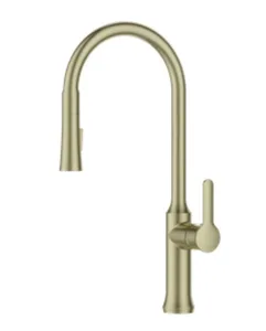 ברז מטבח נשלף 2 מצבי זרימה זהב מט 1057YB סיוון אופיר