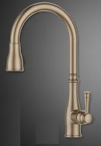 ברז מטבח נשלף 2 מצבי זרימה רוז גולד מט 1054RG סיוון אופיר