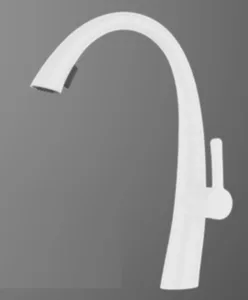 ברז מטבח נשלף 2 מצבי זרימה לבן מט 1055MW סיוון אופיר