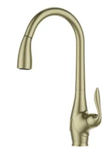 ברז מטבח נשלף 2 מצבי זרימה זהב מט 1094YB סיוון אופיר