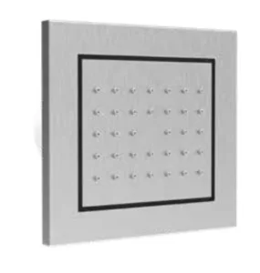 ג'ט מרובע מתכוונן 13*13 ס"מ ניקל מוברש 387CB סיוון אופיר