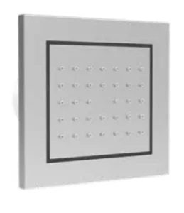 ג'ט מרובע מתכוונן 13*13 ס"מ ניקל מבריק 387 סיוון אופיר