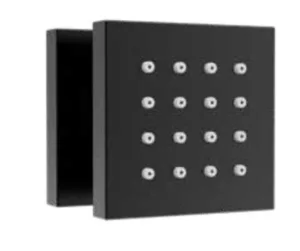 ג'ט מרובע מתכוונן 5*5 ס"מ שחור מט 385B סיוון אופיר