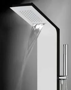 מוט פינוק אלומיניום ללא אינטרפוץ חזית לבן מט גוף שחור מט 2132 סיוון אופיר