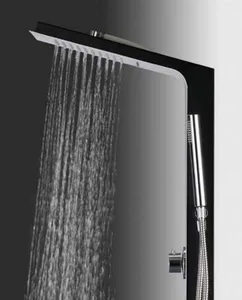 מוט פינוק אלומיניום ללא אינטרפוץ חזית שחור מט גוף לבן מט 2133 סיוון אופיר