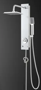 מוט פינוק ללא אינטרפוץ ראש טוש ומזלף מרובע זכוכית לבנה 2109S סיוון אופיר