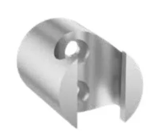 מאחז קיר עגול למזלף רחצה ניקל מוברש B06CB סיוון אופיר