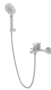 סוללה לאמבטיה בעיצוב מודרני לבן מט 3706MW סיוון אופיר