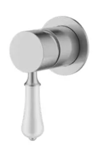 אינטרפוץ 3 דרך ידית חרס לבנה ניקל מוברש 1903CB סיוון אופיר