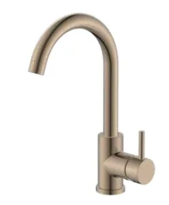 ברז פרח נמוך פיה מסתובבת רוז גולד מט 1206RG סיוון אופיר