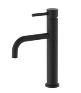 ברז פרח נמוך פיה מסתובבת שחור מט 1202B סיוון אופיר