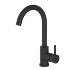 ברז פרח נמוך פיה מסתובבת שחור מט 1206B סיוון אופיר