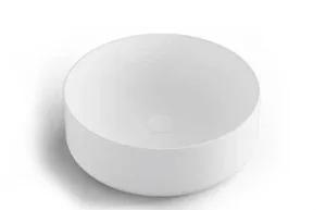 כיור חרס מונח עגול 42X42X14 ס"מ לבן מט 9457MW סיוון אופיר