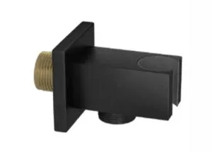 נקודת מים מרובעת עם מאחז למזלף שחור מט B17B סיוון אופיר