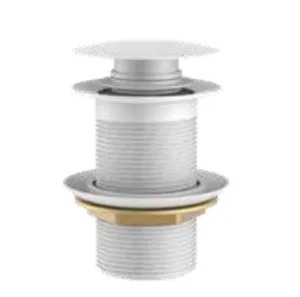 פופ אפ לחיצה בראס ונטיל - לבן מבריק 767W סיוון אופיר