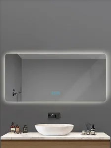 מראה קריסטל מלבנית 100/60 ס"מ עם נורת לד ומפשיר אדים 9763 סיוון אופיר