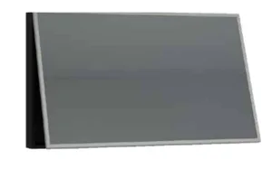 מראת קריסטל קלפה 80/60 ס"מ דלת ומדף פנימי גוף שחור מט 8235B סיוון אופיר