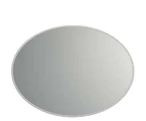 מראה קריסטל אובלית 60/80 ס"מ מסגרת לבנה 9536W סיוון אופיר