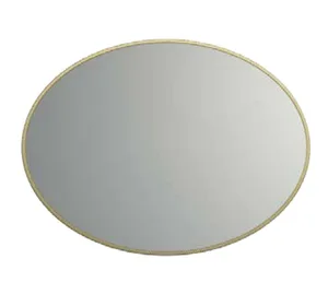 מראה קריסטל אובלית 60/80 ס"מ מסגרת זהב 9536G סיוון אופיר