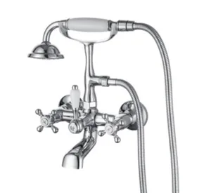 סוללה לאמבטיה בעיצוב ענתיק ניקל מבריק 8226 סיוון אופיר