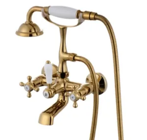 סוללה לאמבטיה בעיצוב ענתיק זהב מבריק 8226G סיוון אופיר