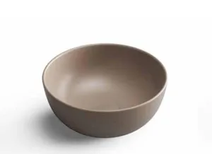 כיור חרס מונח עגול 28 ס"מ מוקה מט 9462MK סיוון אופיר