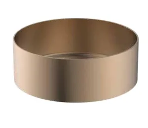 כיור נירוסטה עגול מונח 36/12 ס"מ רוז גולד מט מט 9386RG סיוון אופיר