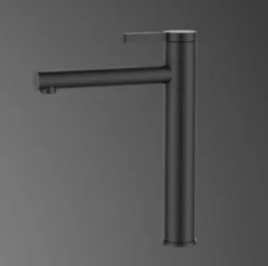 ברז פרח גבוה פיה מסתובבת שחור מט 5403B סיוון אופיר