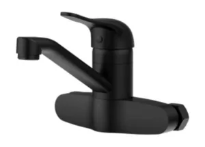 ברז קיר פיה מסתובבת שחור מט 2307BS סיוון אופיר