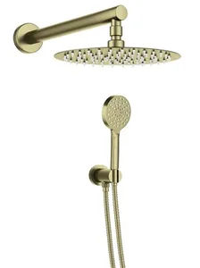 סט רחצה למקלחת 5 חלקים עגול זהב מט S22YB סיוון אופיר