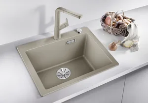 כיור מטבח בלנקו PLEON 5 פלאון 5 51X51.5X22 ס"מ BLANCO BLANCO בלנקו