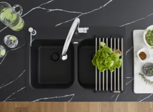 כיור מטבח בלנקו 50.7X78.7X21 ס"מ VISION 210 ויז'ן 210 BLANCO מקורי באחריות ניגא!!! יבוא רשמי! BLANCO בלנקו