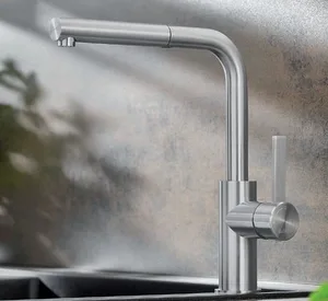 ברז מיקסר נשלף בלנקו BLANCO לנורה LANORA-S נירוסטה 523123 BLANCO בלנקו