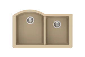 כיור מטבח גרניט כפול 50X80.2X21 ס"מ טופז TOPAZ שוני SHONY