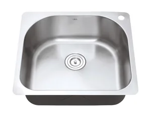 כיור מטבח יחיד מעוגל עם פנל 52.9X59X20.3 ס"מ דגם סיטרין CITRIN שוני SHONY