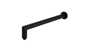 זרוע לראש טוש עגולה מהקיר 375 מ"מ שחור מט L1002 375BL שוני SHONY