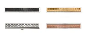 מערכת ניקוז מלבנית 80 ס"מ הכוללת תעלת ניקוז וכיסוי נירוסטה QSG1009 שוני SHONY