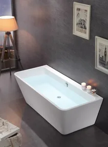 אמבטיה פריסטנדינג לבנה אקרילית דגם 11029 שוני SHONY