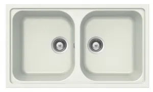 כיור מטבח אקווטופ דגם ליטוס N-200 תוצרת גרמניה 49.5X85.5X20.5 ס"מ AQUATOP