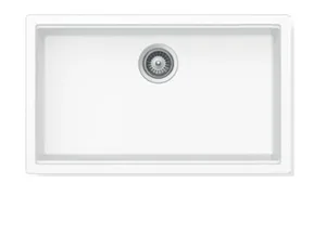 כיור מטבח אקווטופ דגם קירונה 80 קירסטלייט תוצרת גרמניה 44.5X74.5X18 ס"מ AQUATOP