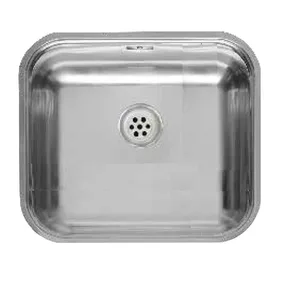 כיור נירוסטה קולורדו קומפורט למטבח 39.3X44.5X16 ס"מ התקנה שטוחה R24195 גומא