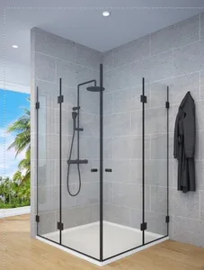 מקלחון פינתי הרמוניקה מתקפל IN/OUT שחור מידה מיוחדת 80-90 MIKE D פורום