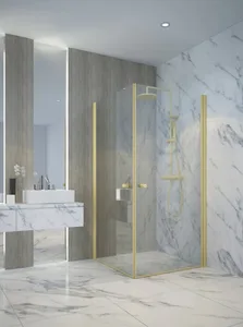 מקלחון פינתי 2 דלתות IN/OUT זהב 80/80 או 90/90 2801EL פורום