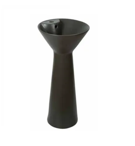 כיור חרס עומד 43.5X43.5 ס"מ ללא חור לברז אפור מט 9609MGL סיוון אופיר