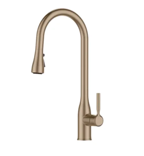 ברז מטבח נשלף 2 מצבי זרימה רוז גולד מט 1025RG סיוון אופיר