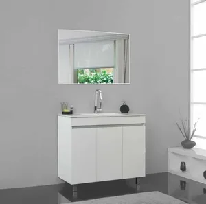 ארון עומד דגם מימי - MIMI עומק 36 ס"מ עם כיור טוי חרס לבן 122 ס"מ סניטק