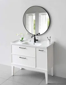 ארון תחתון דגם סטוקו - STUKO עם כיור סקיני חרס לבן 92 ס"מ סניטק