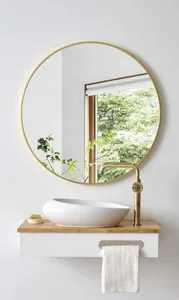 סט תלייה דגם תומס - THOMAS עם משטח בוצ'ר + כיור לבן מט/ צבעוני 75 ס"מ סניטק