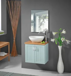 ארון תלוי דגם בלומברג - BLOOMBERG מידה 55 ס"מ כיור נורית לבן מט/צבעוני סניטק