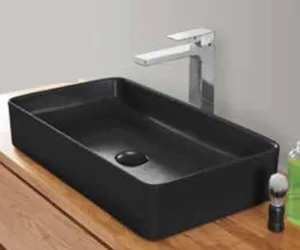 כיור מונח 60.5X35 ס"מ ויקטוריה שחור מט VICTORIA סניטק